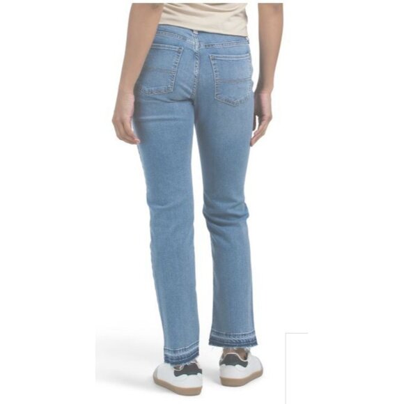 Lucky Brand Womens Mid Rise Sweet Release Hem Straight Jeans Sz 30 New - Picture 2 of 10